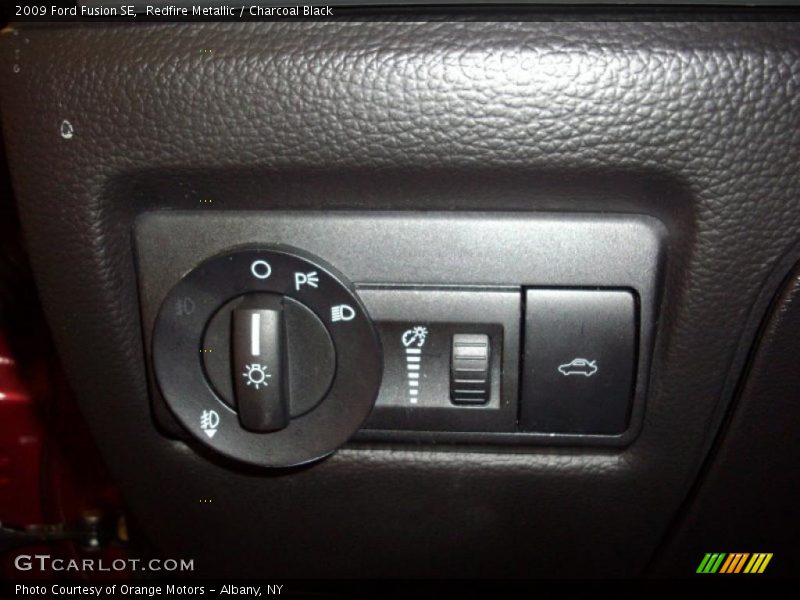 Redfire Metallic / Charcoal Black 2009 Ford Fusion SE