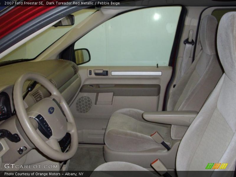 Dark Toreador Red Metallic / Pebble Beige 2007 Ford Freestar SE