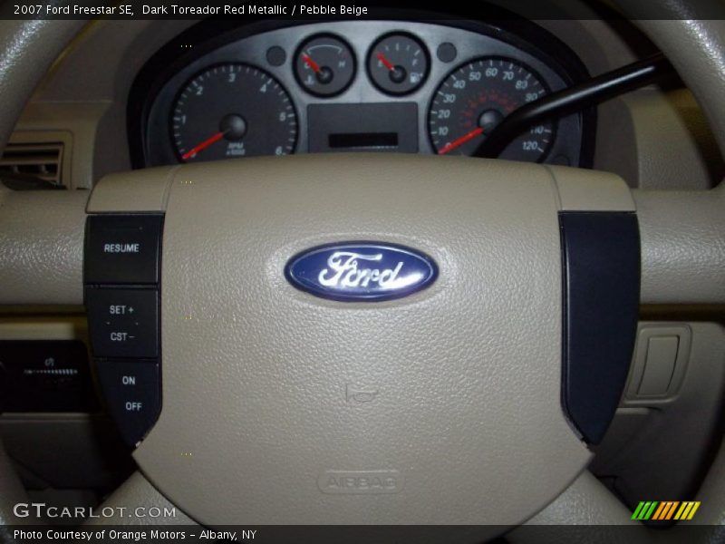 Dark Toreador Red Metallic / Pebble Beige 2007 Ford Freestar SE