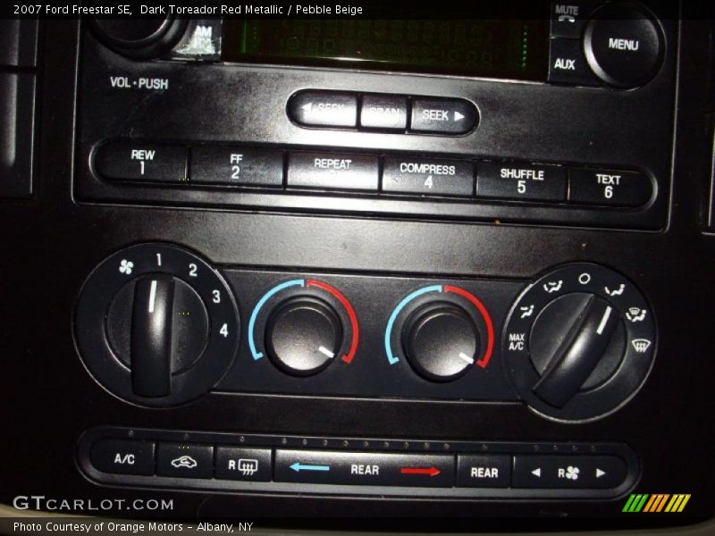 Controls of 2007 Freestar SE