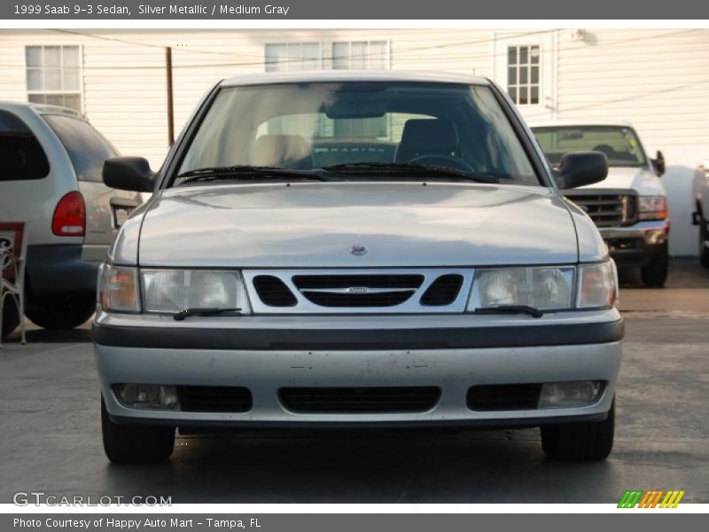 Silver Metallic / Medium Gray 1999 Saab 9-3 Sedan