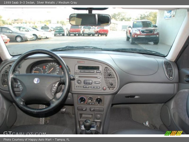Silver Metallic / Medium Gray 1999 Saab 9-3 Sedan