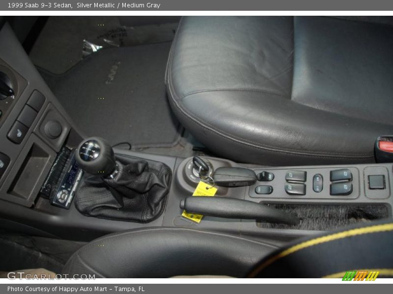 Silver Metallic / Medium Gray 1999 Saab 9-3 Sedan