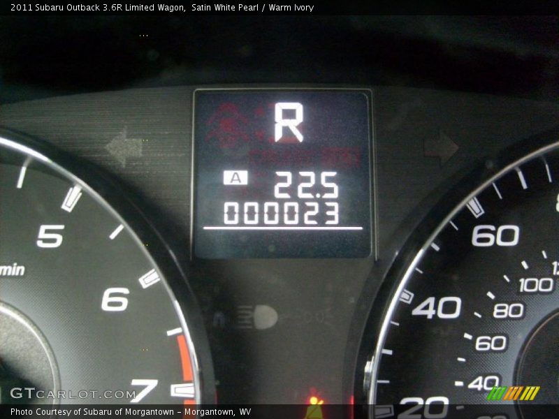 Satin White Pearl / Warm Ivory 2011 Subaru Outback 3.6R Limited Wagon