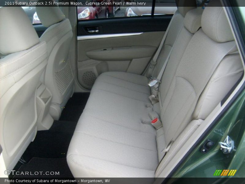 Cypress Green Pearl / Warm Ivory 2011 Subaru Outback 2.5i Premium Wagon