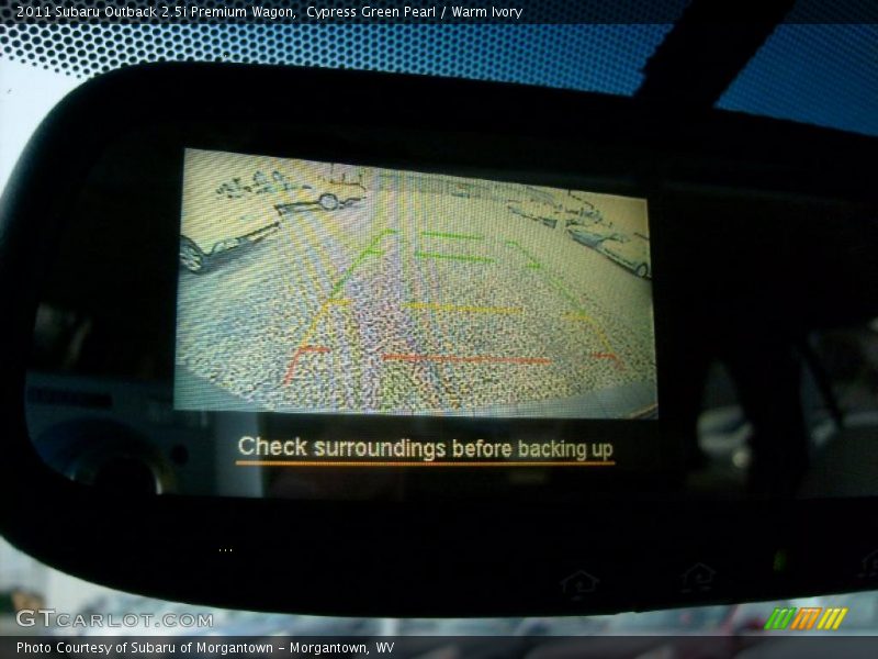 Cypress Green Pearl / Warm Ivory 2011 Subaru Outback 2.5i Premium Wagon