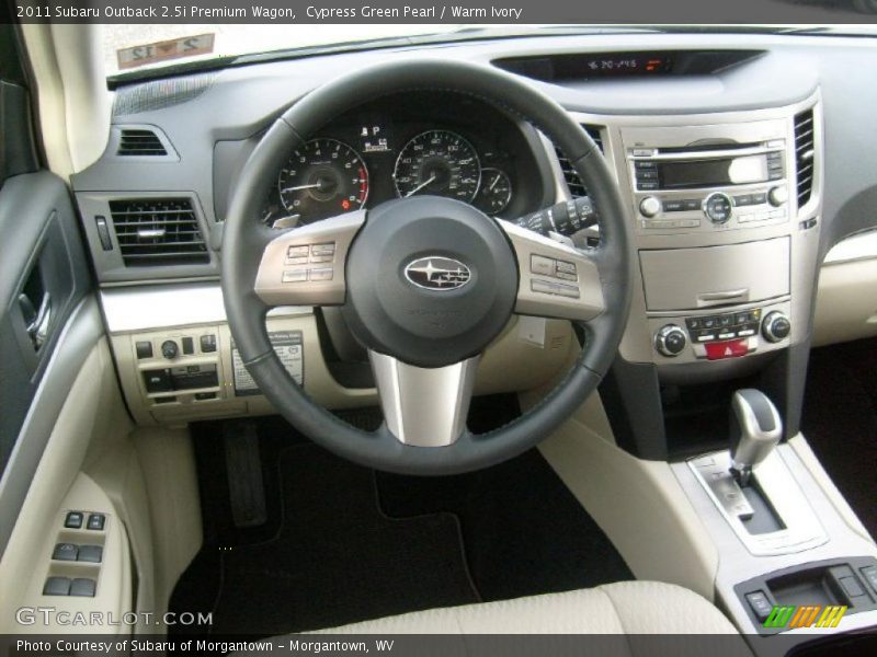 Dashboard of 2011 Outback 2.5i Premium Wagon