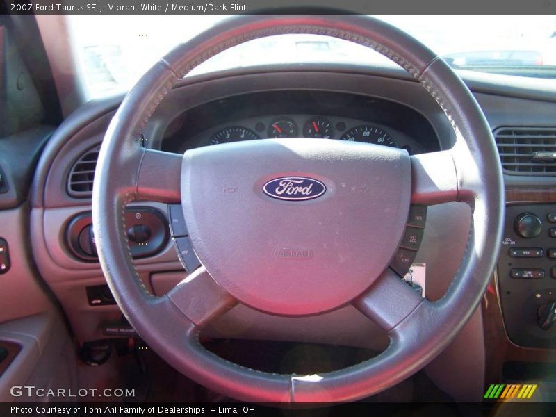Vibrant White / Medium/Dark Flint 2007 Ford Taurus SEL