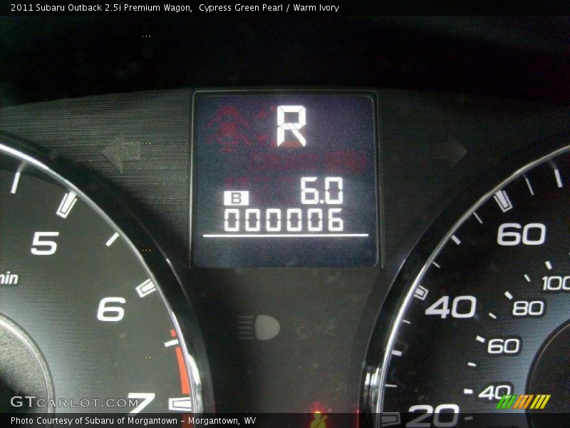 Cypress Green Pearl / Warm Ivory 2011 Subaru Outback 2.5i Premium Wagon