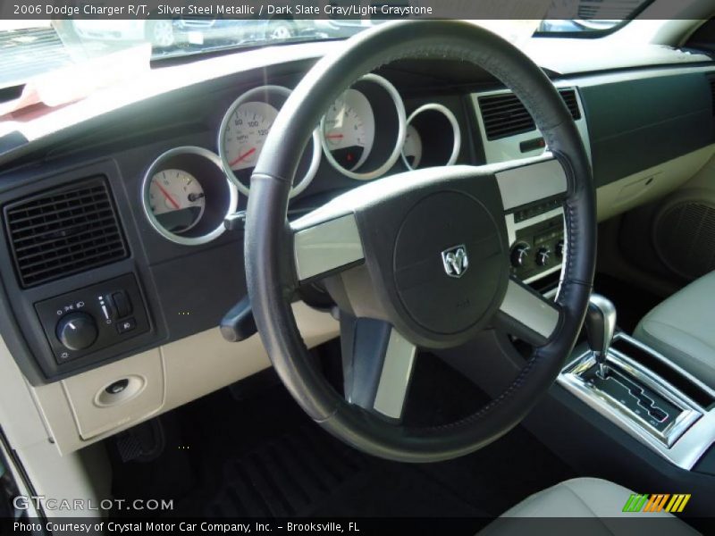 Silver Steel Metallic / Dark Slate Gray/Light Graystone 2006 Dodge Charger R/T
