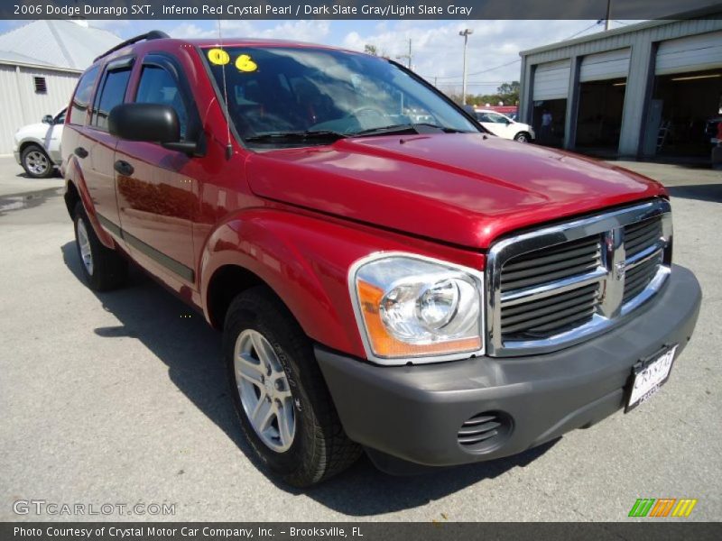 Inferno Red Crystal Pearl / Dark Slate Gray/Light Slate Gray 2006 Dodge Durango SXT