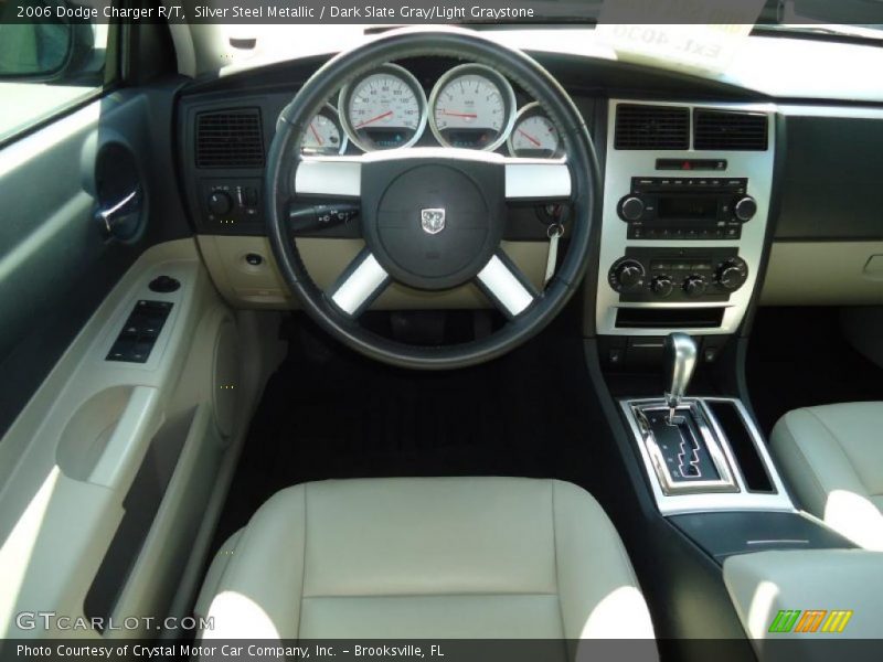 Silver Steel Metallic / Dark Slate Gray/Light Graystone 2006 Dodge Charger R/T