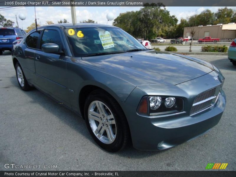 Silver Steel Metallic / Dark Slate Gray/Light Graystone 2006 Dodge Charger R/T
