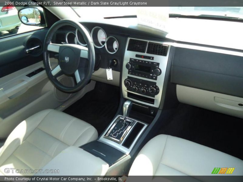 Silver Steel Metallic / Dark Slate Gray/Light Graystone 2006 Dodge Charger R/T