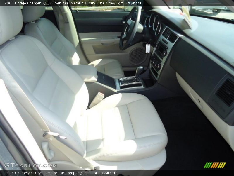 Silver Steel Metallic / Dark Slate Gray/Light Graystone 2006 Dodge Charger R/T