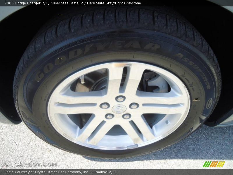 Silver Steel Metallic / Dark Slate Gray/Light Graystone 2006 Dodge Charger R/T