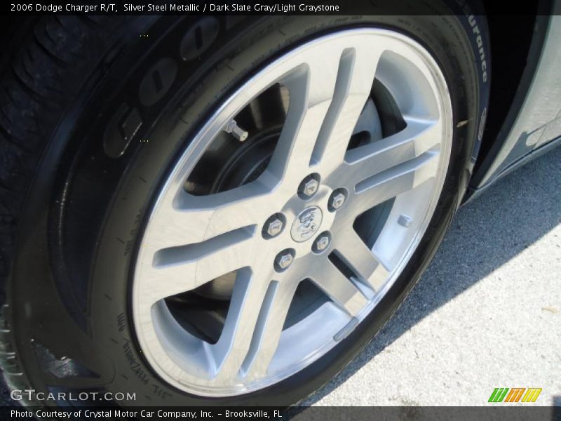 Silver Steel Metallic / Dark Slate Gray/Light Graystone 2006 Dodge Charger R/T