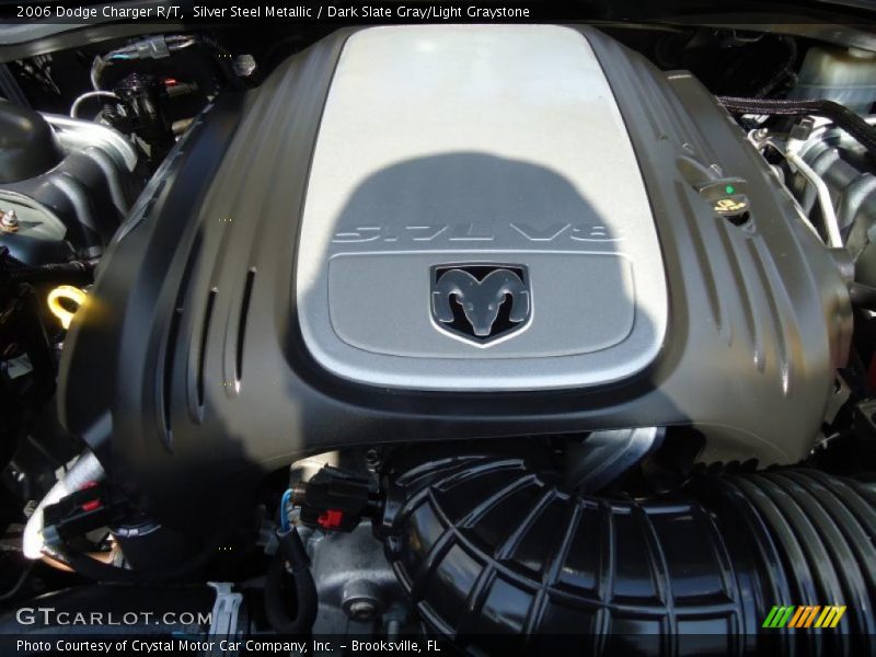 Silver Steel Metallic / Dark Slate Gray/Light Graystone 2006 Dodge Charger R/T