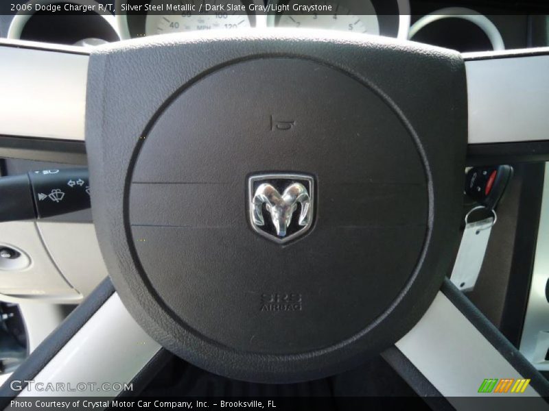 Silver Steel Metallic / Dark Slate Gray/Light Graystone 2006 Dodge Charger R/T