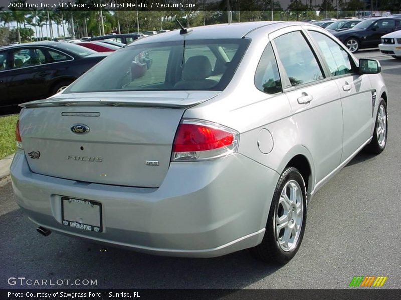 Silver Frost Metallic / Medium Stone 2008 Ford Focus SES Sedan