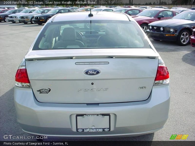 Silver Frost Metallic / Medium Stone 2008 Ford Focus SES Sedan