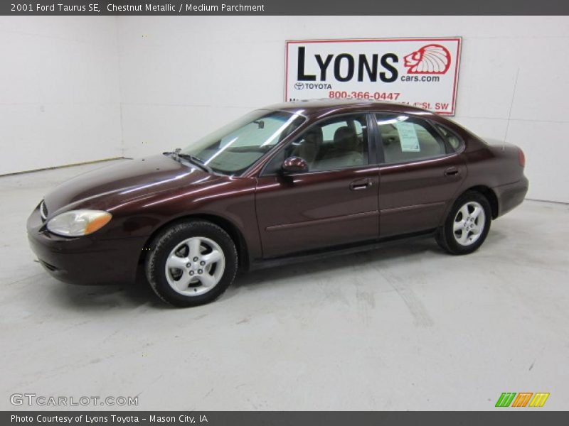 Chestnut Metallic / Medium Parchment 2001 Ford Taurus SE