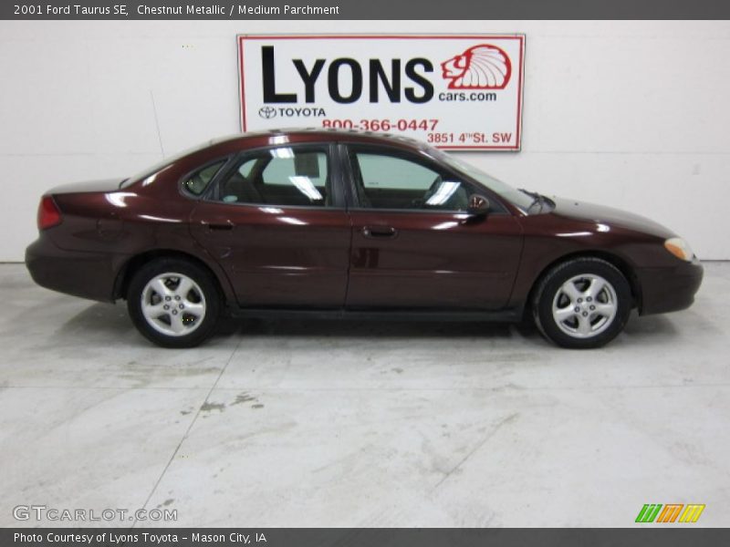 Chestnut Metallic / Medium Parchment 2001 Ford Taurus SE