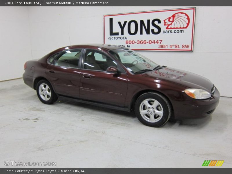 Chestnut Metallic / Medium Parchment 2001 Ford Taurus SE