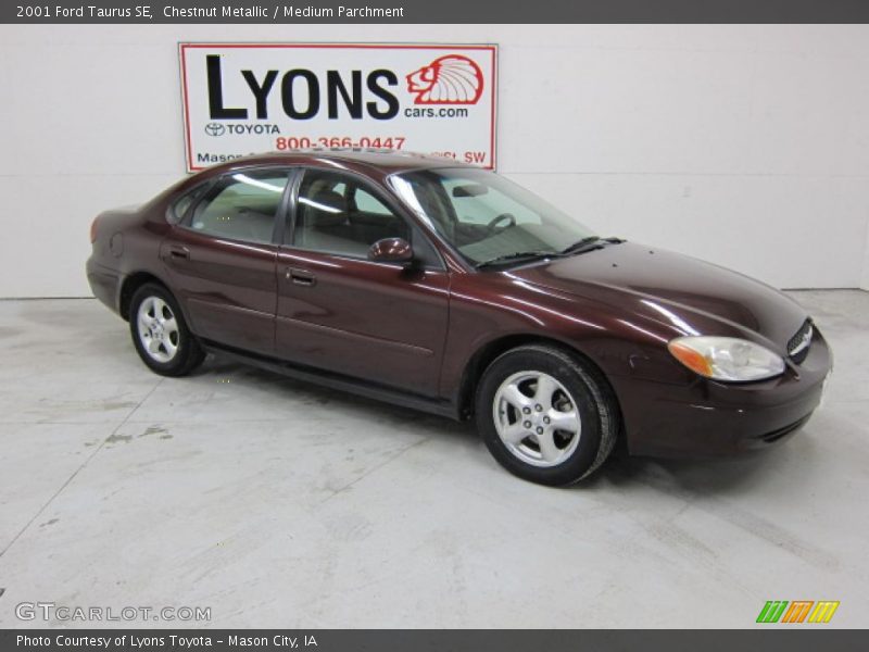 Chestnut Metallic / Medium Parchment 2001 Ford Taurus SE