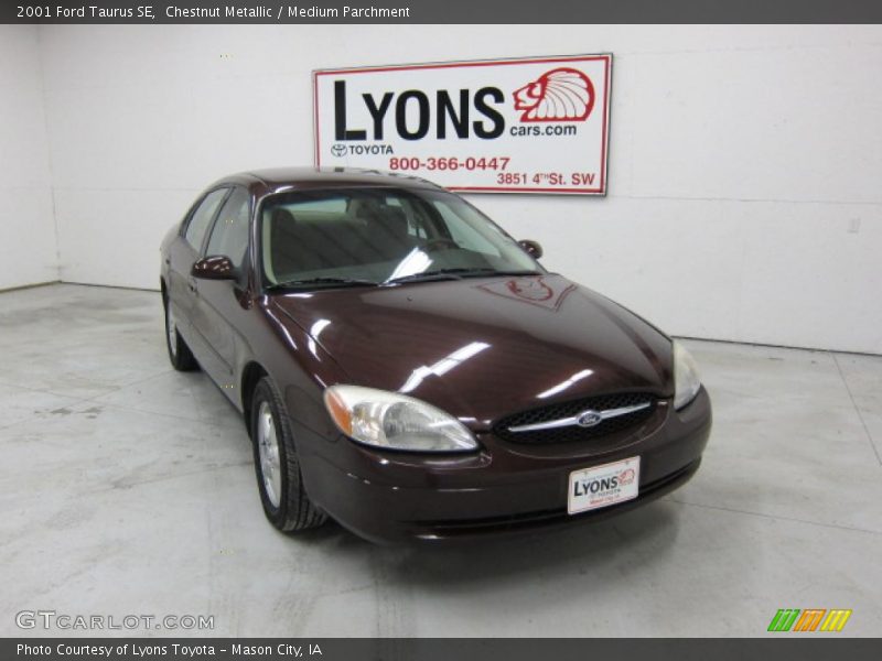 Chestnut Metallic / Medium Parchment 2001 Ford Taurus SE