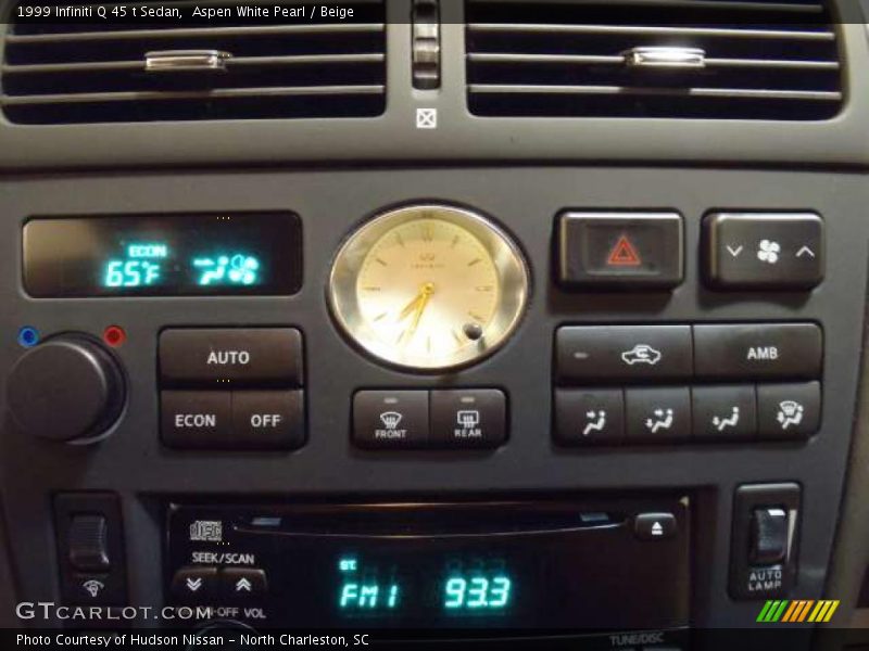 Controls of 1999 Q 45 t Sedan