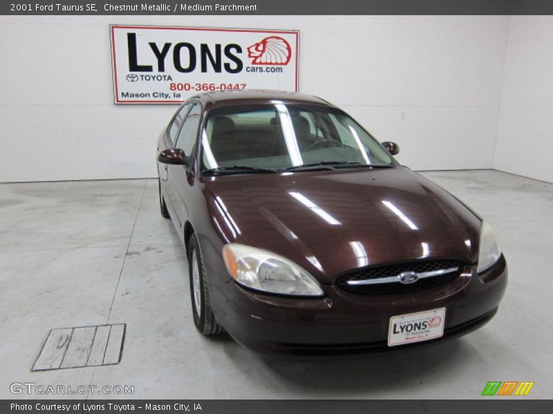 Chestnut Metallic / Medium Parchment 2001 Ford Taurus SE