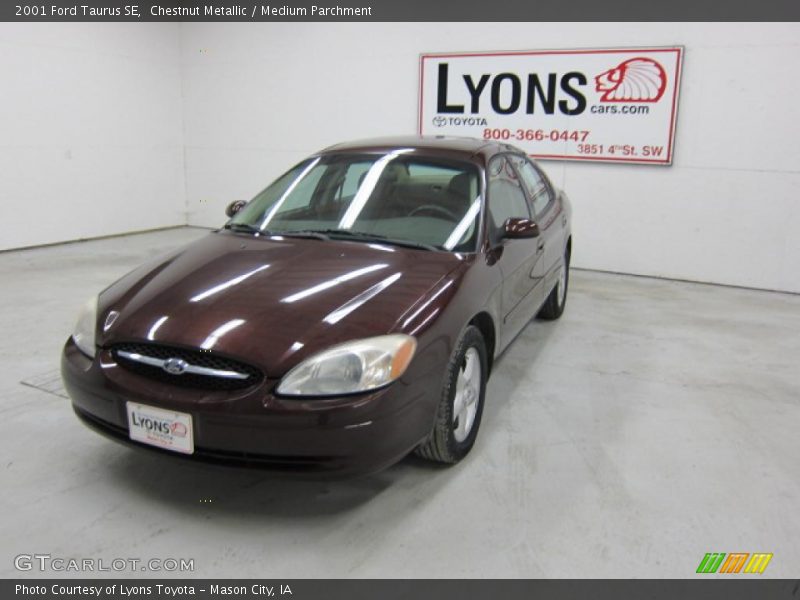 Chestnut Metallic / Medium Parchment 2001 Ford Taurus SE