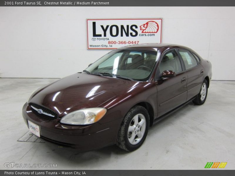 Chestnut Metallic / Medium Parchment 2001 Ford Taurus SE