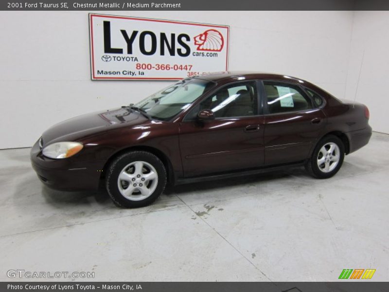 Chestnut Metallic / Medium Parchment 2001 Ford Taurus SE