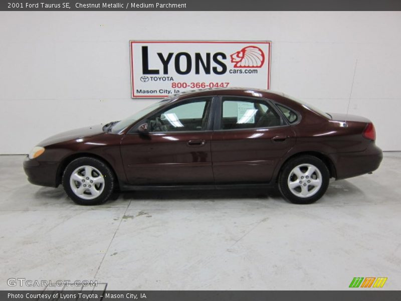 Chestnut Metallic / Medium Parchment 2001 Ford Taurus SE