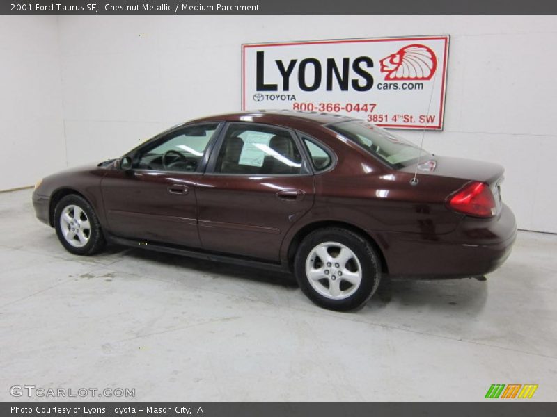 Chestnut Metallic / Medium Parchment 2001 Ford Taurus SE