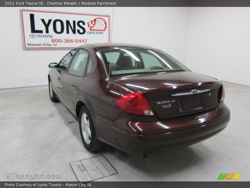 Chestnut Metallic / Medium Parchment 2001 Ford Taurus SE