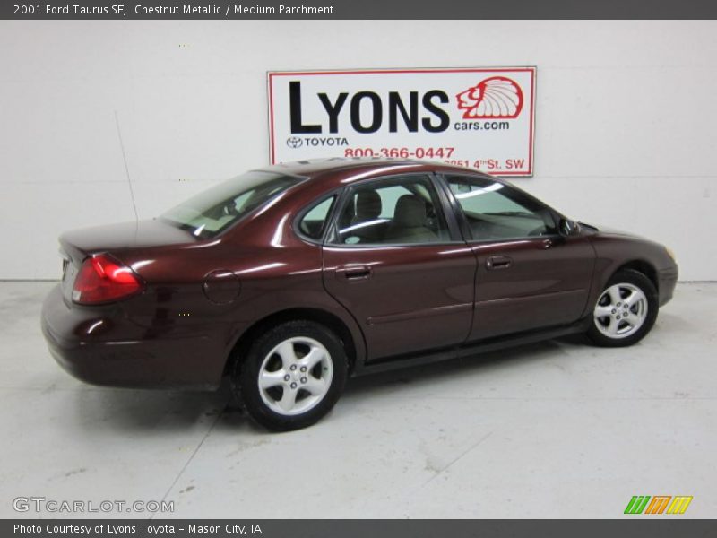 Chestnut Metallic / Medium Parchment 2001 Ford Taurus SE