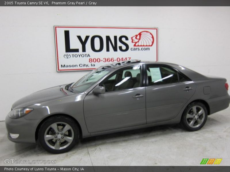 Phantom Gray Pearl / Gray 2005 Toyota Camry SE V6