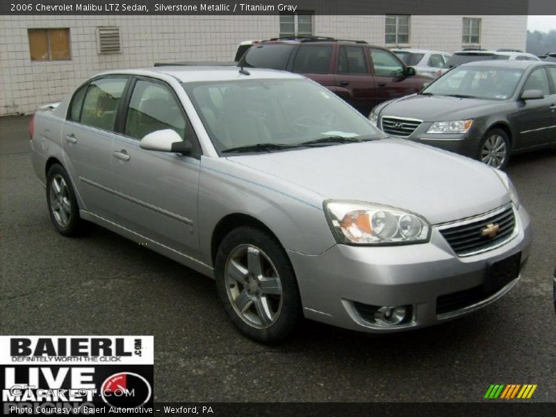 Silverstone Metallic / Titanium Gray 2006 Chevrolet Malibu LTZ Sedan