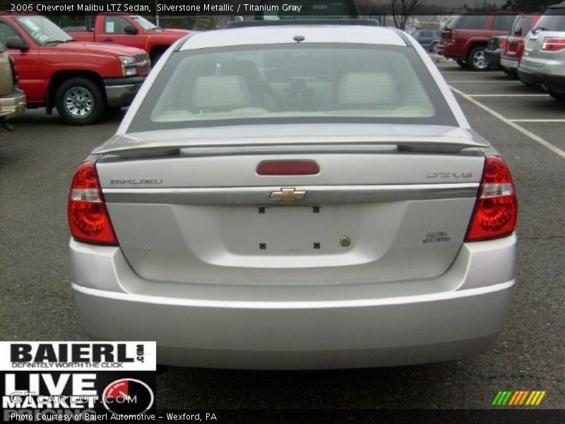 Silverstone Metallic / Titanium Gray 2006 Chevrolet Malibu LTZ Sedan