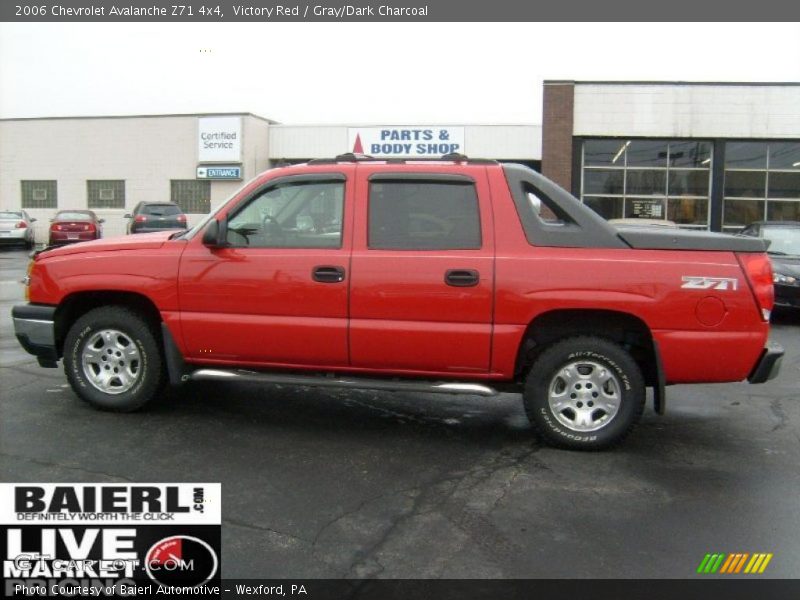 Victory Red / Gray/Dark Charcoal 2006 Chevrolet Avalanche Z71 4x4
