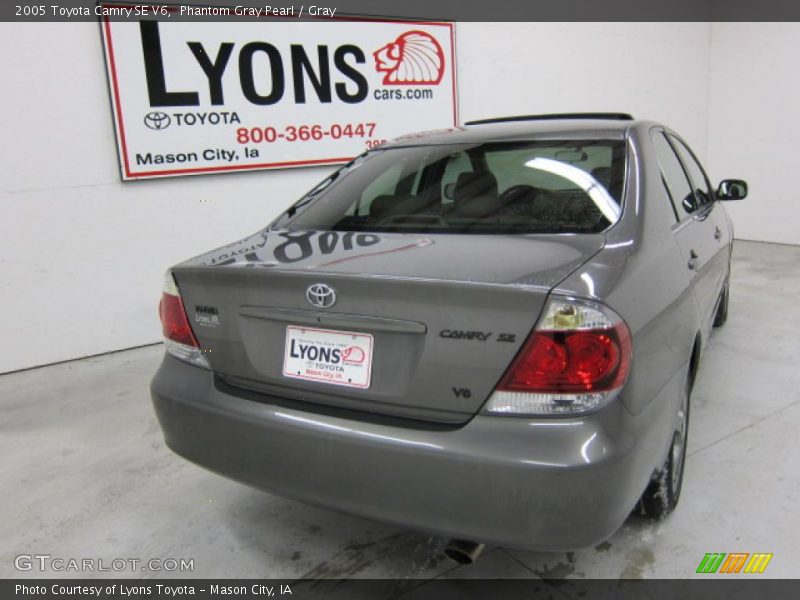Phantom Gray Pearl / Gray 2005 Toyota Camry SE V6