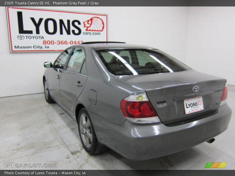 Phantom Gray Pearl / Gray 2005 Toyota Camry SE V6