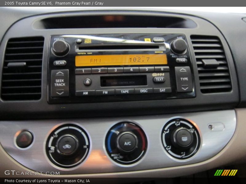 Phantom Gray Pearl / Gray 2005 Toyota Camry SE V6