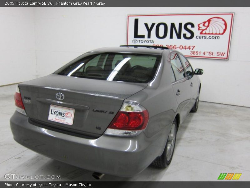 Phantom Gray Pearl / Gray 2005 Toyota Camry SE V6