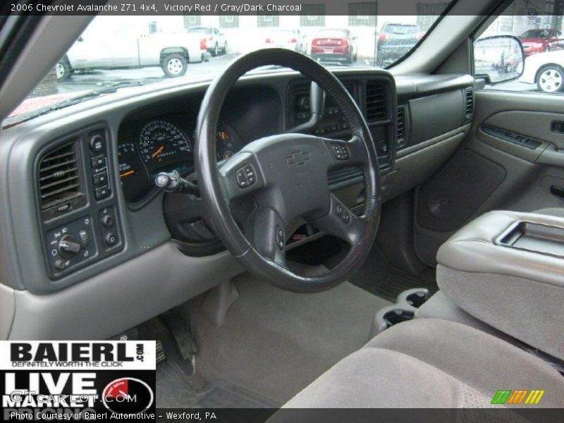 Victory Red / Gray/Dark Charcoal 2006 Chevrolet Avalanche Z71 4x4