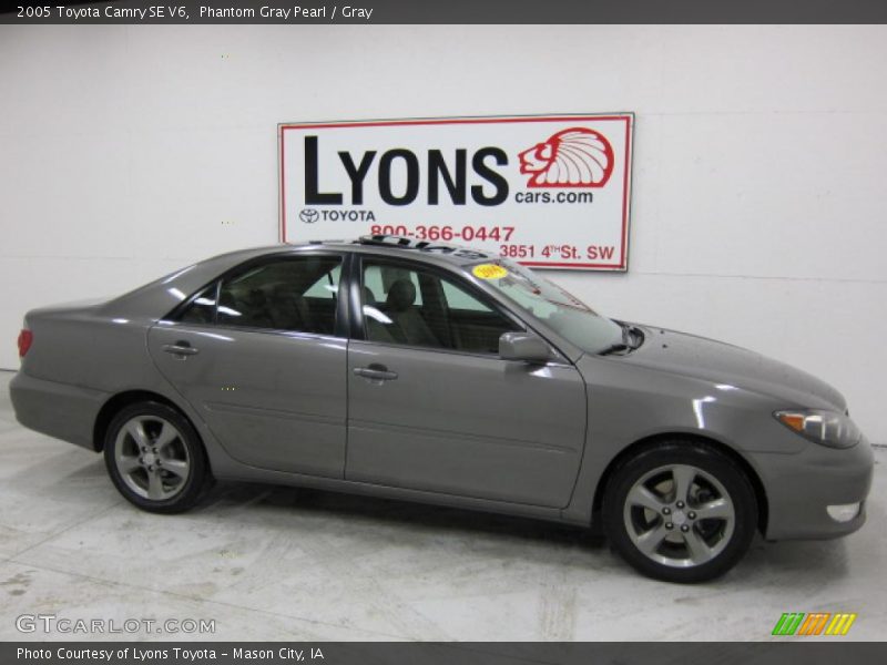 Phantom Gray Pearl / Gray 2005 Toyota Camry SE V6