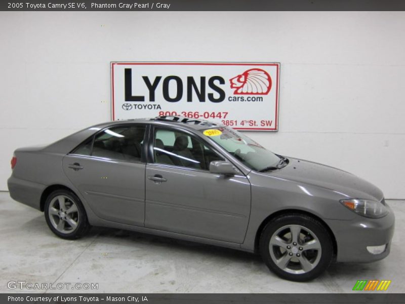 Phantom Gray Pearl / Gray 2005 Toyota Camry SE V6